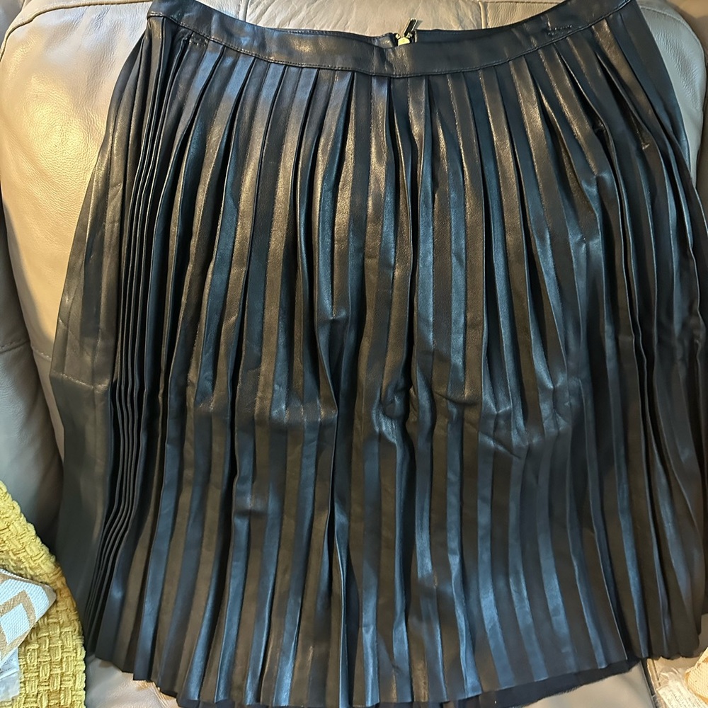 Brand New Faux Leather Black Skirt